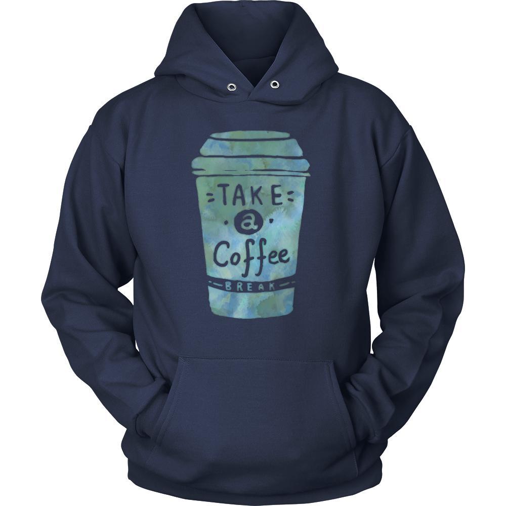 Coffee Shirt - Take a coffee break - Drink Love Gift-T-shirt-Teelime | shirts-hoodies-mugs
