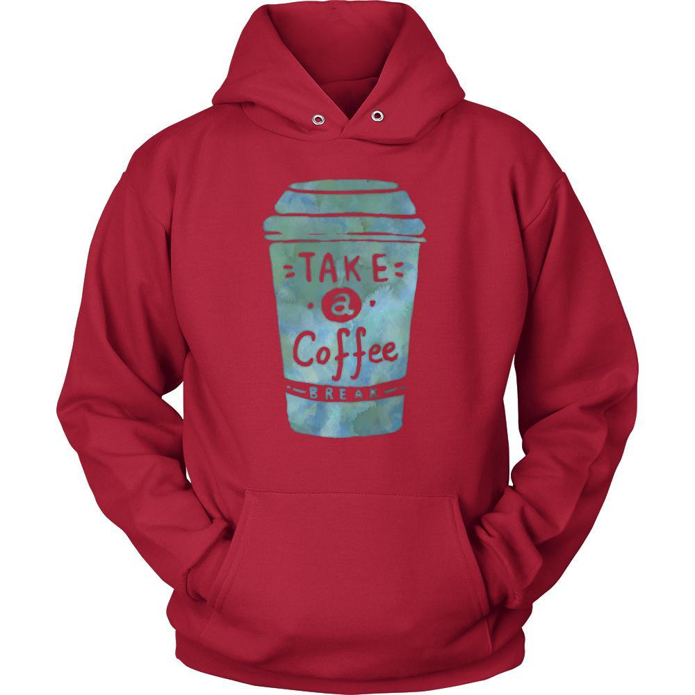 Coffee Shirt - Take a coffee break - Drink Love Gift-T-shirt-Teelime | shirts-hoodies-mugs