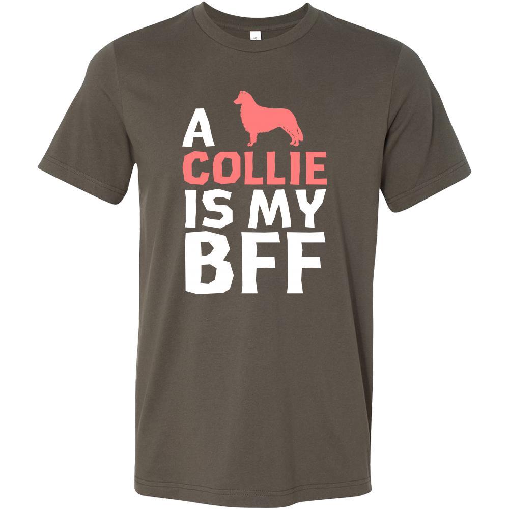 Collie Shirt - a Collie is my bff- Dog Lover Gift-T-shirt-Teelime | shirts-hoodies-mugs