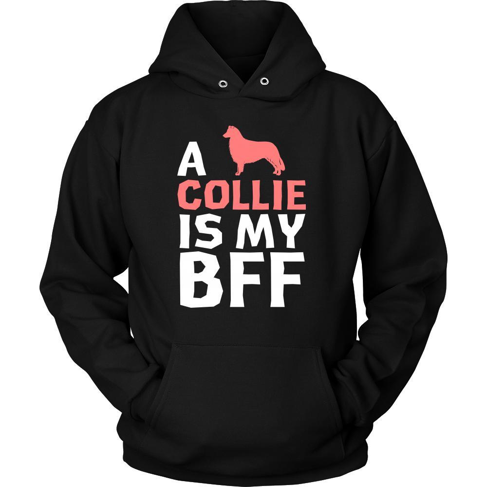 Collie Shirt - a Collie is my bff- Dog Lover Gift-T-shirt-Teelime | shirts-hoodies-mugs