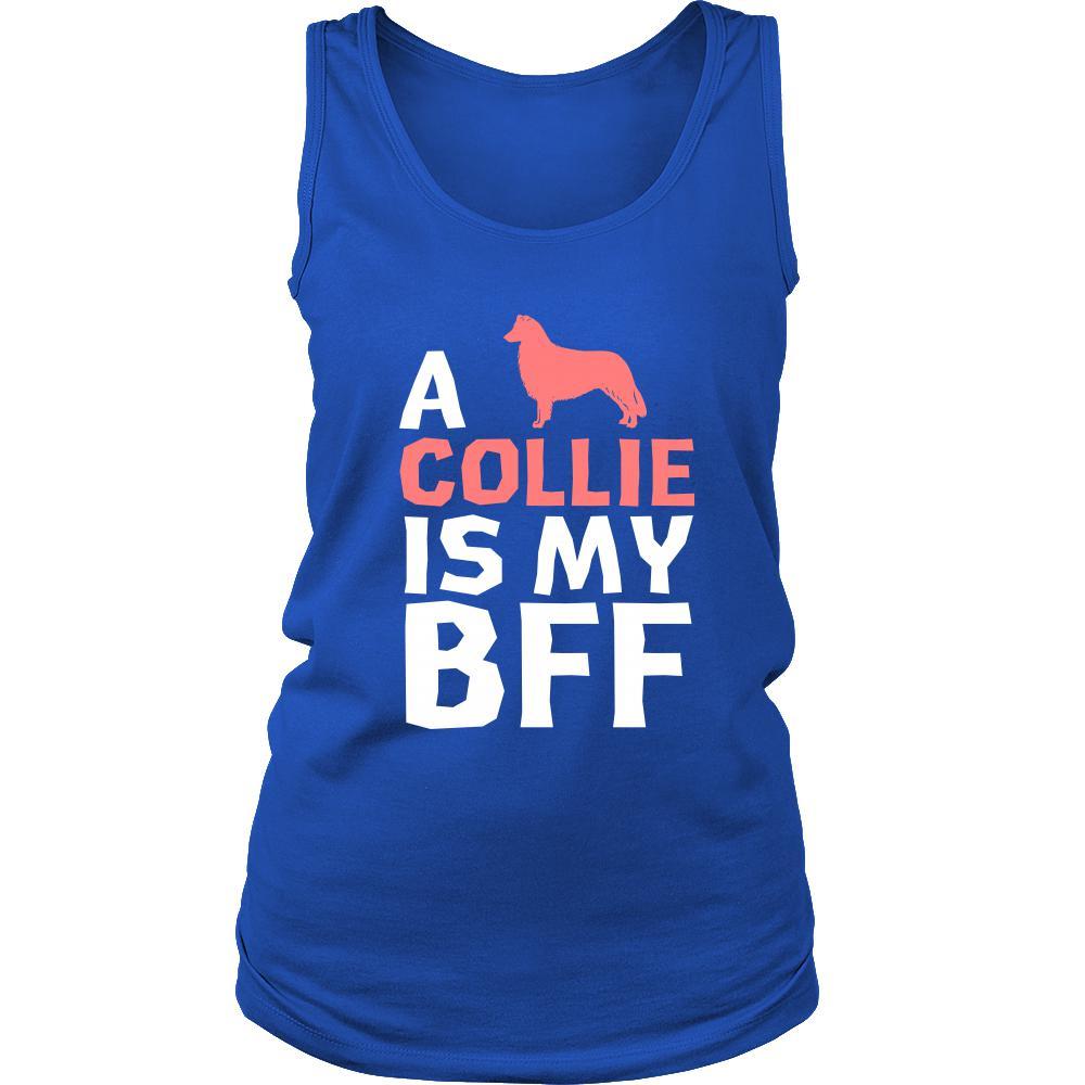 Collie Shirt - a Collie is my bff- Dog Lover Gift-T-shirt-Teelime | shirts-hoodies-mugs