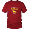 Collie Shirt - Never underestimate an old man with a Collie Grandfather Dog Gift-T-shirt-Teelime | shirts-hoodies-mugs