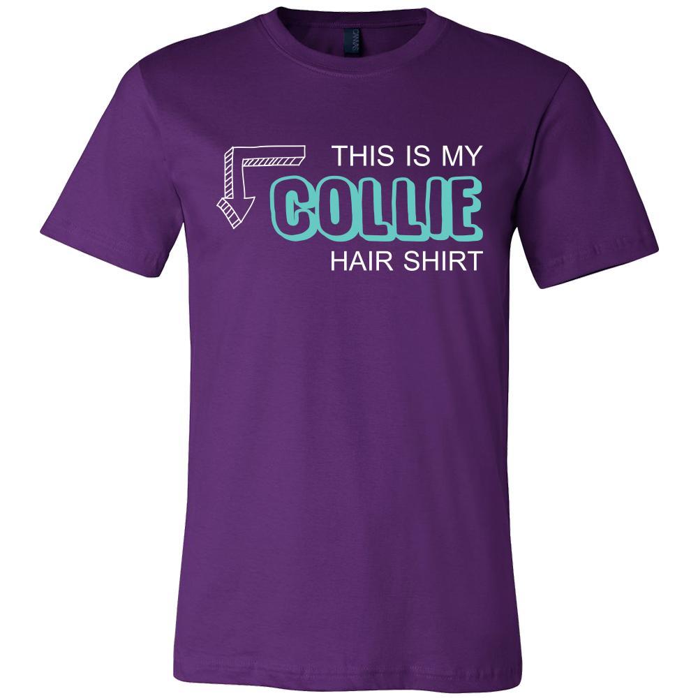 Collie Shirt - This is my Collie hair shirt - Dog Lover Gift-T-shirt-Teelime | shirts-hoodies-mugs