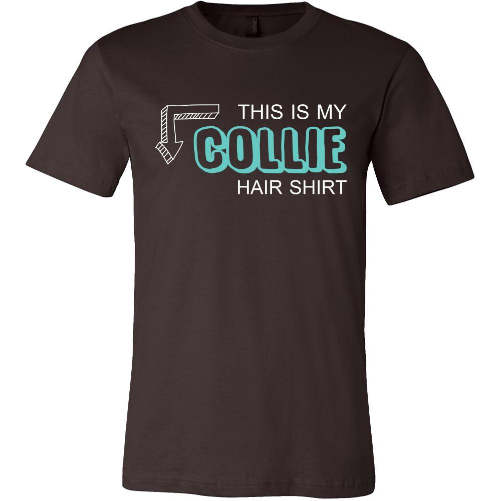 Collie Shirt - This is my Collie hair shirt - Dog Lover Gift-T-shirt-Teelime | shirts-hoodies-mugs