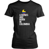 Colombia Shirt - Legends are born in Colombia - National Heritage Gift-T-shirt-Teelime | shirts-hoodies-mugs