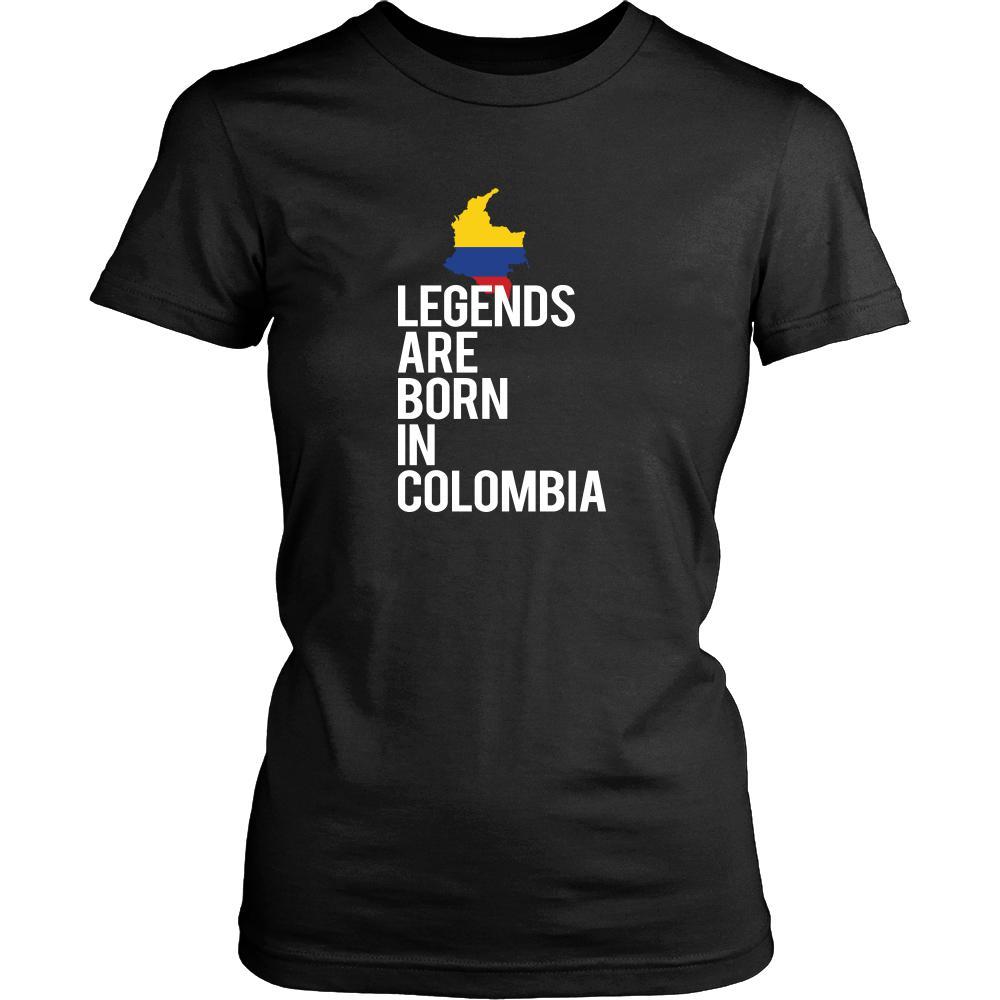 Shirt - Legends are born Colombia - National Heritage Gift - Teelime | Unique t-shirts