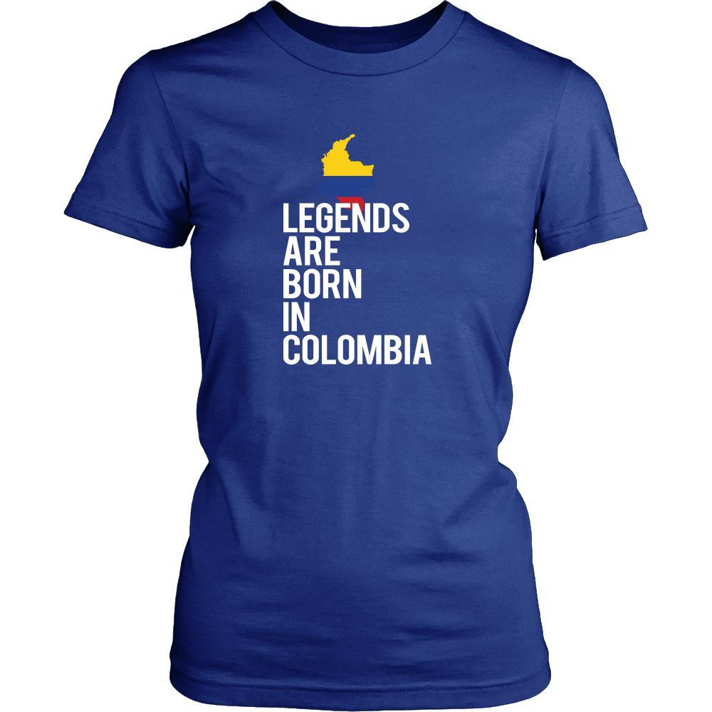 Colombia Shirt - Legends are born in Colombia - National Heritage Gift-T-shirt-Teelime | shirts-hoodies-mugs