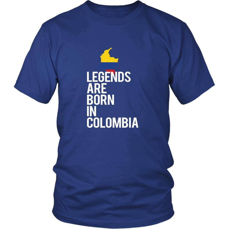 Colombia Shirt - Legends are born in Colombia - National Heritage Gift-T-shirt-Teelime | shirts-hoodies-mugs