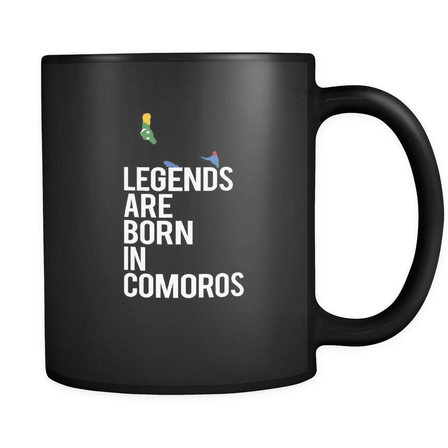 Comoros Legends are born in Comoros 11oz Black Mug-Drinkware-Teelime | shirts-hoodies-mugs