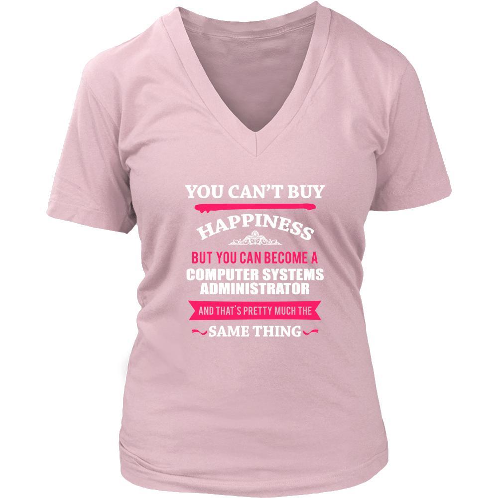 Computer Administrator Shirt - You can't buy happiness but you can become a Computer Administrator and that's pretty much the same thing Profession-T-shirt-Teelime | shirts-hoodies-mugs