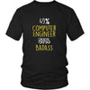 Computer Engineer Shirt - 49% Computer Engineer 51% Badass Profession-T-shirt-Teelime | shirts-hoodies-mugs