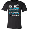 Computer Engineer Shirt - Raise your hand if you love Computer Engineer, if not raise your standards - Profession Gift-T-shirt-Teelime | shirts-hoodies-mugs