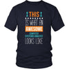 Computer system analyst Shirt This is what an awesome Computer system analyst looks like Profession Gift-T-shirt-Teelime | shirts-hoodies-mugs