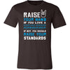 Computer Systems Administrator Shirt - Raise your hand if you love Computer Systems Administrator, if not raise your standards - Profession Gift-T-shirt-Teelime | shirts-hoodies-mugs