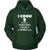 Cooking - I cook Because punching people is frowned upon - Chef Hobby Shirt-T-shirt-Teelime | shirts-hoodies-mugs