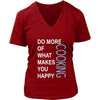 Cooking Shirt - Do more of what makes you happy Cooking- Hobby Gift-T-shirt-Teelime | shirts-hoodies-mugs