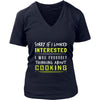 Cooking Shirt - Sorry If I Looked Interested, I think about Cooking - Hobby Gift-T-shirt-Teelime | shirts-hoodies-mugs