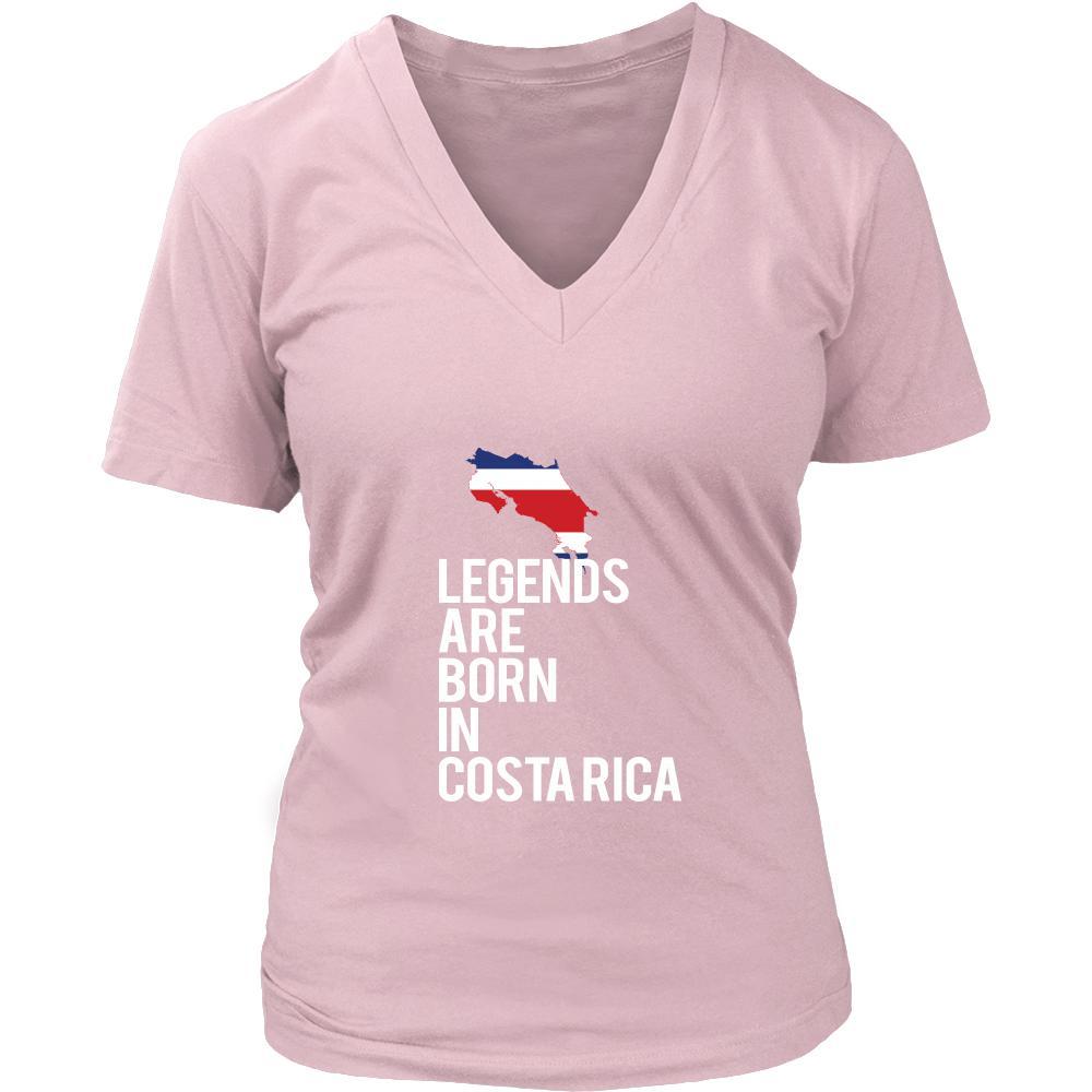 Costa Rica Shirt - Legends are born in Costa Rica - National Heritage Gift-T-shirt-Teelime | shirts-hoodies-mugs