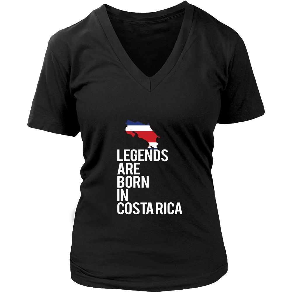 Costa Rica Shirt - Legends are born in Costa Rica - National Heritage Gift-T-shirt-Teelime | shirts-hoodies-mugs