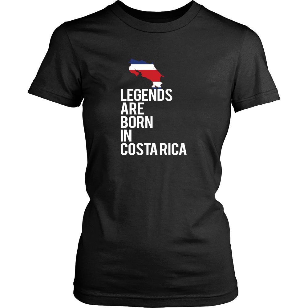 Costa Rica Shirt - Legends are born in Costa Rica - National Heritage Gift-T-shirt-Teelime | shirts-hoodies-mugs