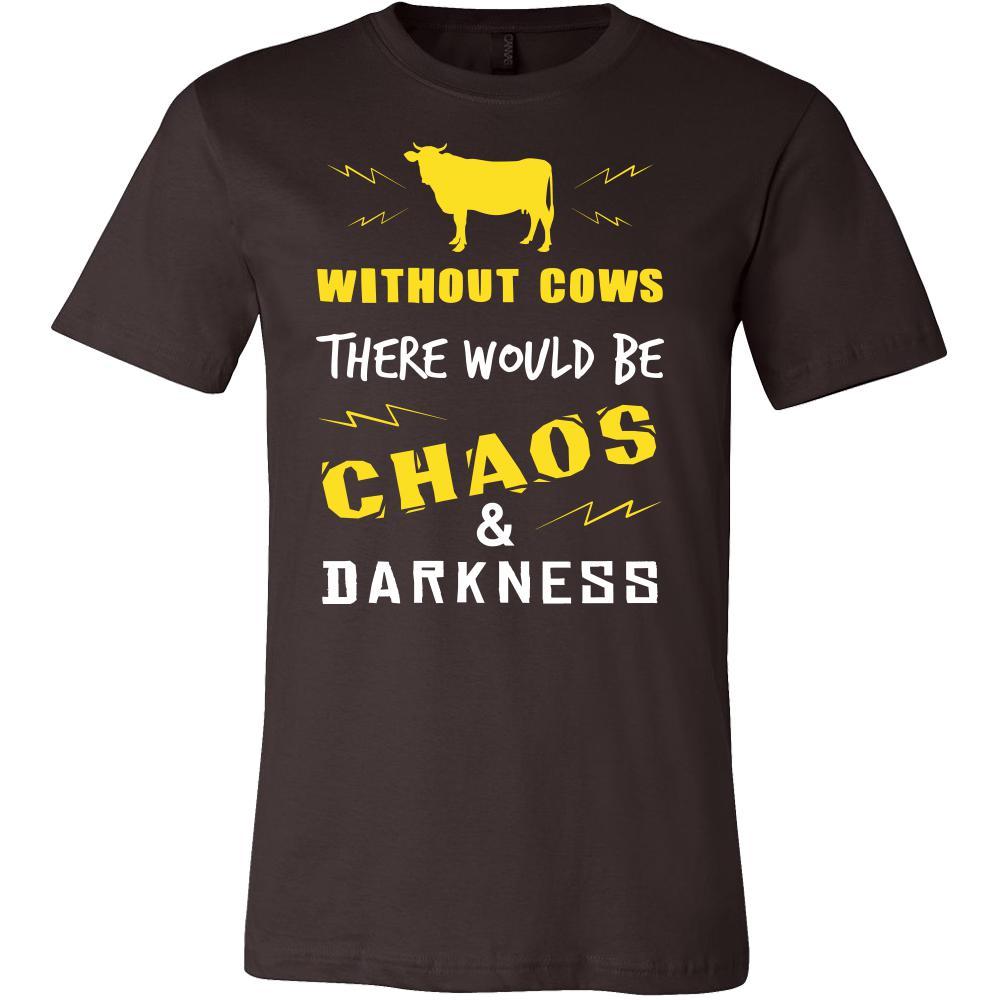 Cow Shirt - Chaos and Darkness - Animal Lover Gift-T-shirt-Teelime | shirts-hoodies-mugs