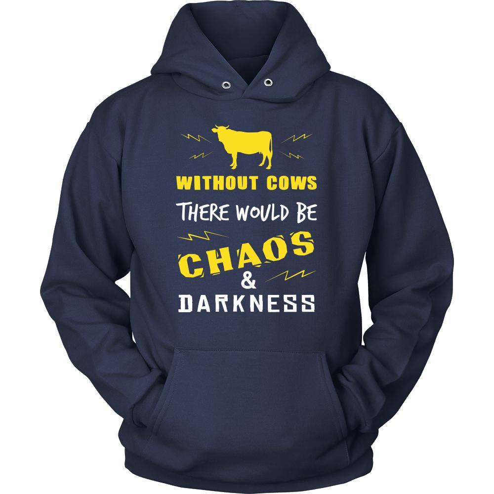 Cow Shirt - Chaos and Darkness - Animal Lover Gift-T-shirt-Teelime | shirts-hoodies-mugs