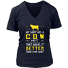 Cow Shirt - Cow on Shirt - Animal Lover Gift-T-shirt-Teelime | shirts-hoodies-mugs