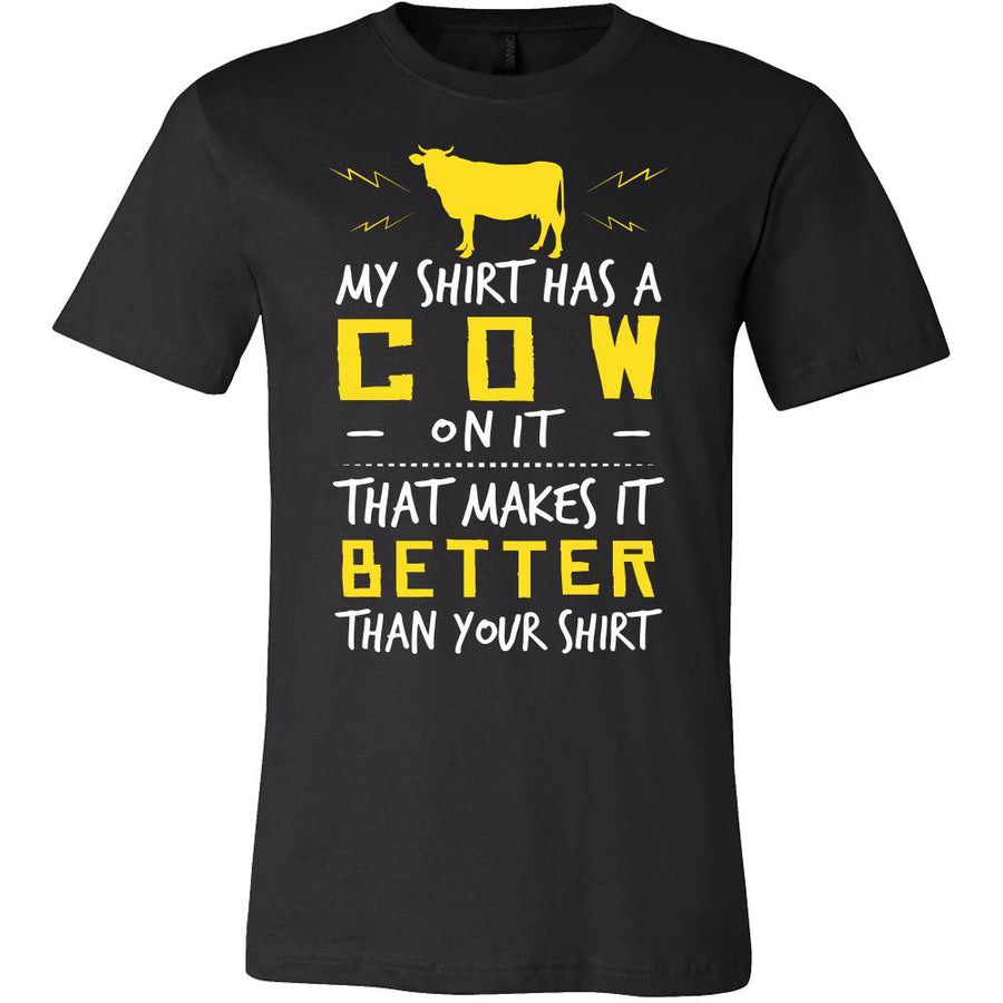 Cow Shirt - Cow on Shirt - Animal Lover Gift-T-shirt-Teelime | shirts-hoodies-mugs