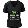 Cow Shirt - Save a Cow, Eat a Vegetarian - Animal Lover Gift-T-shirt-Teelime | shirts-hoodies-mugs
