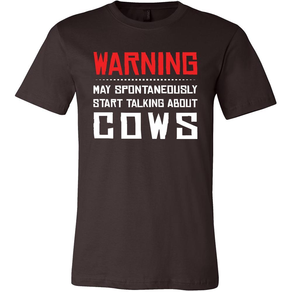Cow Shirt - Warning - talking - Animal Lover Gift-T-shirt-Teelime | shirts-hoodies-mugs