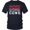 Cow Shirt - Warning - talking - Animal Lover Gift-T-shirt-Teelime | shirts-hoodies-mugs