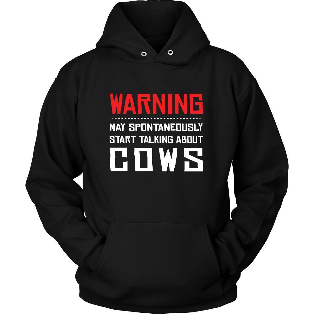 Cow Shirt - Warning - talking - Animal Lover Gift-T-shirt-Teelime | shirts-hoodies-mugs