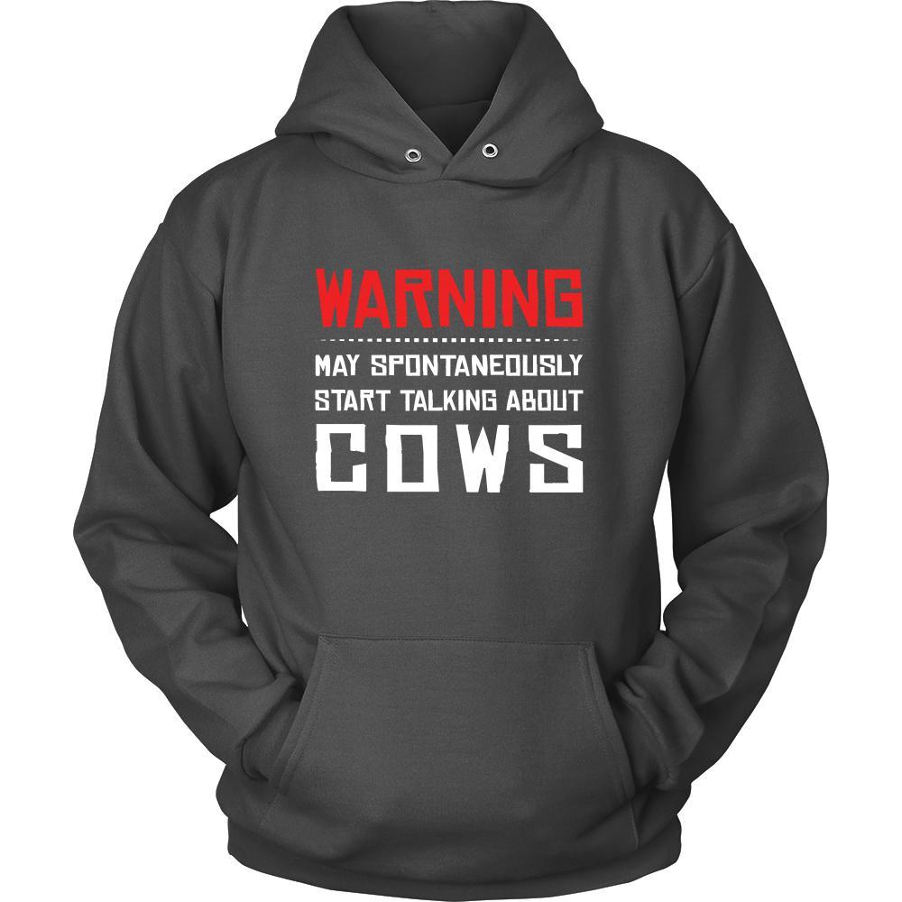 Cow Shirt - Warning - talking - Animal Lover Gift-T-shirt-Teelime | shirts-hoodies-mugs