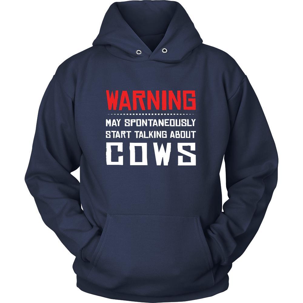 Cow Shirt - Warning - talking - Animal Lover Gift-T-shirt-Teelime | shirts-hoodies-mugs