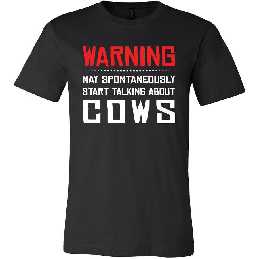 Cow Shirt - Warning - talking - Animal Lover Gift-T-shirt-Teelime | shirts-hoodies-mugs