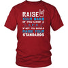 CPA Shirt - Raise your hand if you love CPA , if not raise your standards - Profession Gift-T-shirt-Teelime | shirts-hoodies-mugs