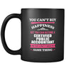 CPA You can't buy happiness but you can become a Certified Public Accountant 11oz Black Mug-Drinkware-Teelime | shirts-hoodies-mugs