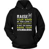 Crane Operator Shirt - Raise your hand if you love Crane Operator, if not raise your standards - Profession Gift-T-shirt-Teelime | shirts-hoodies-mugs