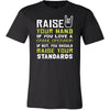 Crane Operator Shirt - Raise your hand if you love Crane Operator, if not raise your standards - Profession Gift-T-shirt-Teelime | shirts-hoodies-mugs