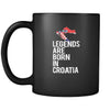 Croatia Legends are born in Croatia 11oz Black Mug-Drinkware-Teelime | shirts-hoodies-mugs