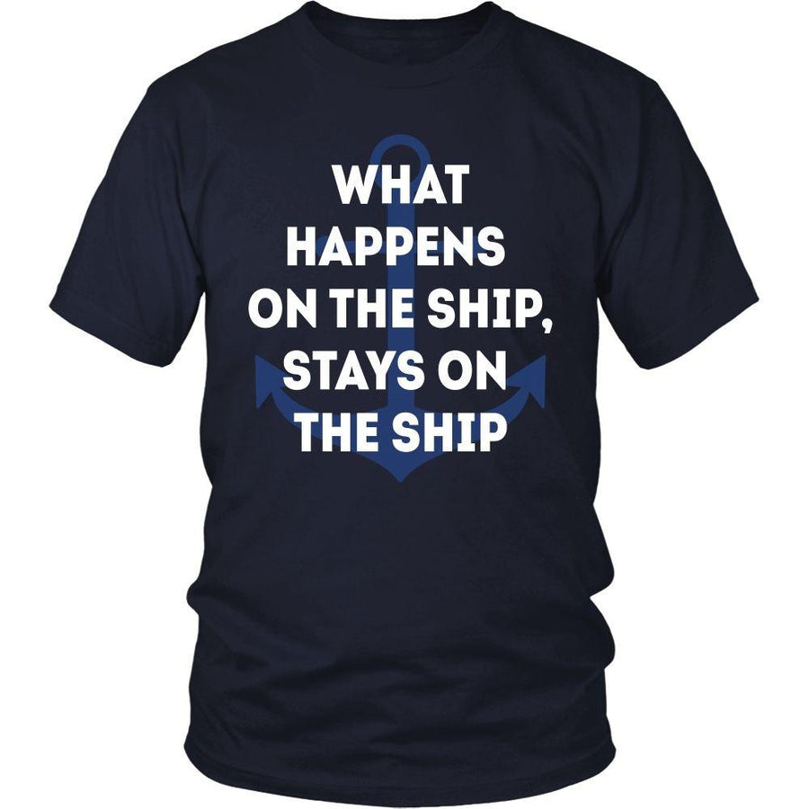 Cruising T Shirt - What Happens on the Ship, Stays on the Ship-T-shirt-Teelime | shirts-hoodies-mugs