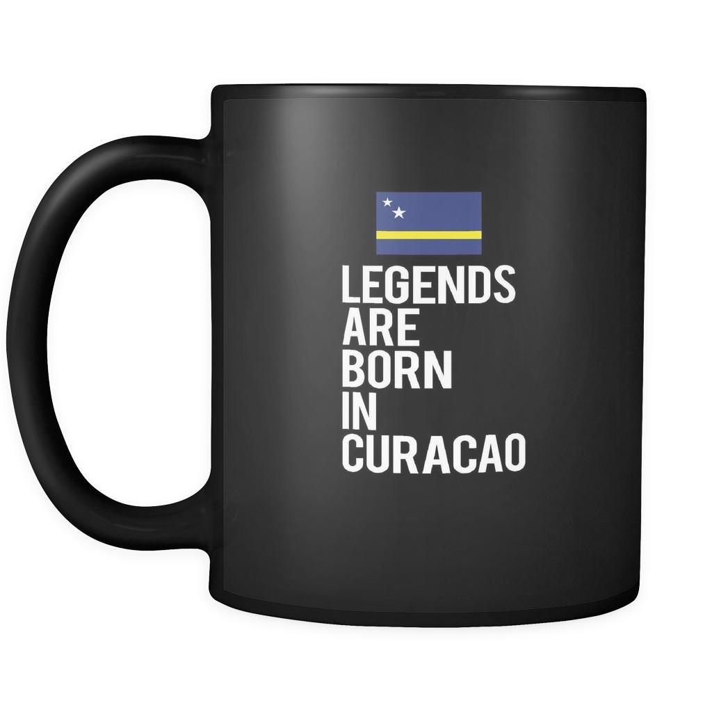 Curacao Legends are born in Curacao 11oz Black Mug-Drinkware-Teelime | shirts-hoodies-mugs