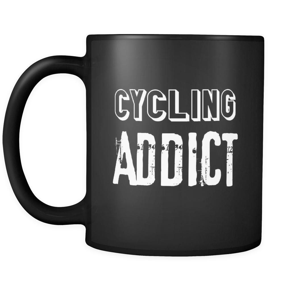 Cycling Cycling Addict 11oz Black Mug