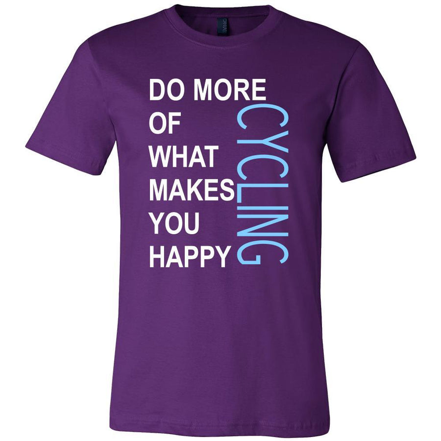 Cycling Shirt - Do more of what makes you happy Cycling- Hobby Gift-T-shirt-Teelime | shirts-hoodies-mugs