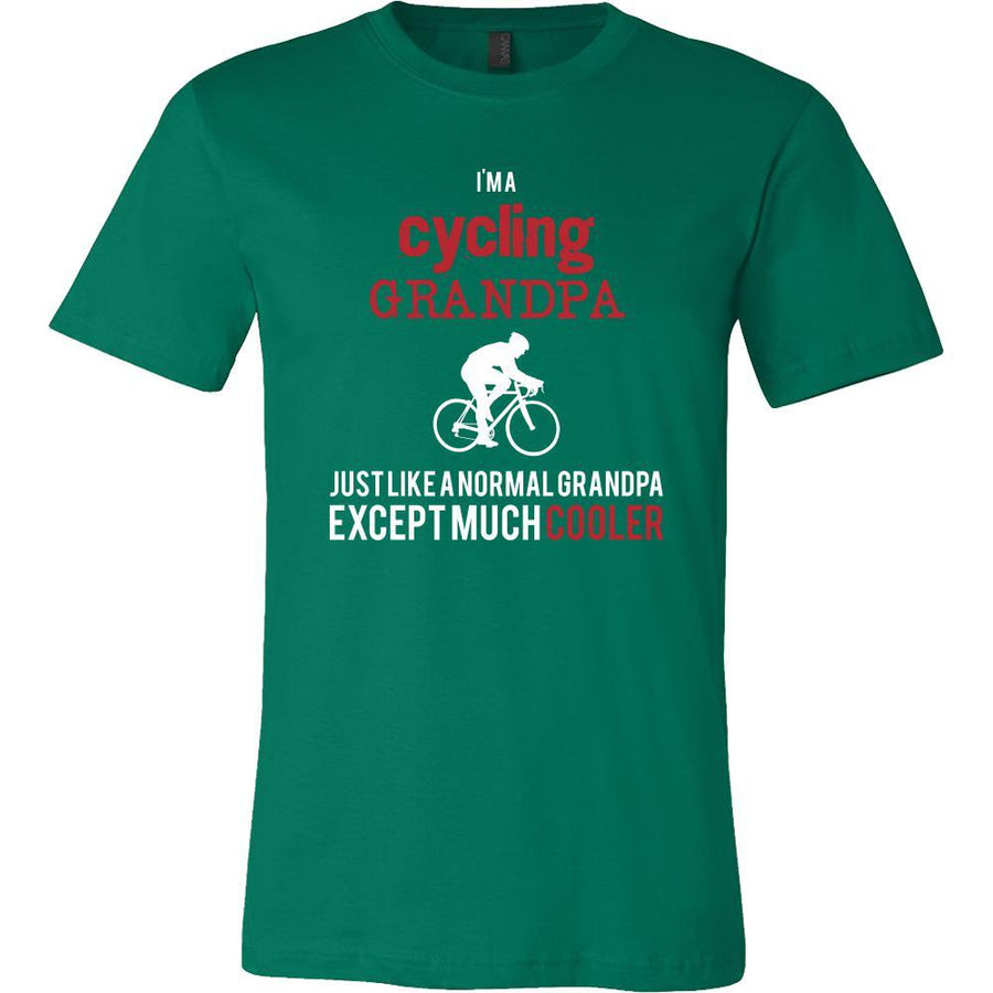 Cycling Shirt - I'm a cycling grandpa just like a normal grandpa except much cooler Grandfather Hobby Gift-T-shirt-Teelime | shirts-hoodies-mugs