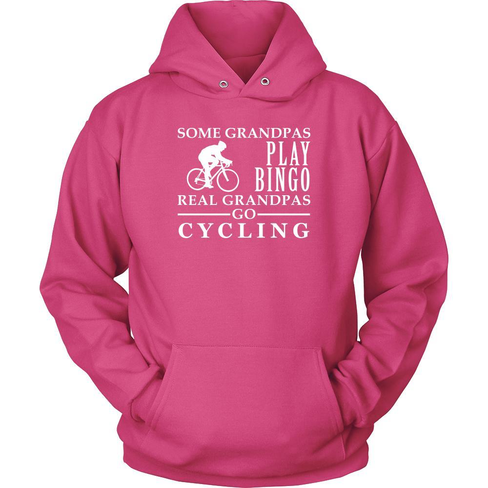 Cycling Shirt Some Grandpas play bingo, real Grandpas go Cycling Family Hobby-T-shirt-Teelime | shirts-hoodies-mugs