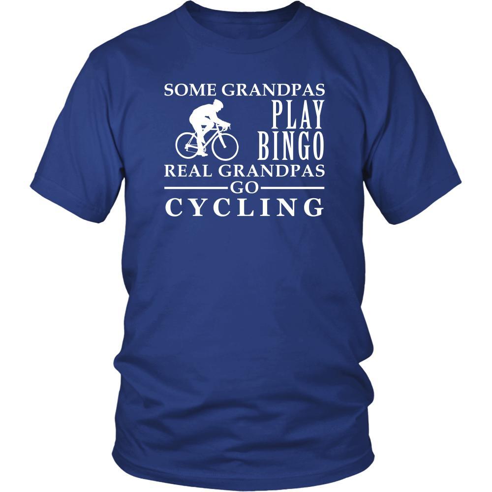Cycling Shirt Some Grandpas play bingo, real Grandpas go Cycling Family Hobby-T-shirt-Teelime | shirts-hoodies-mugs