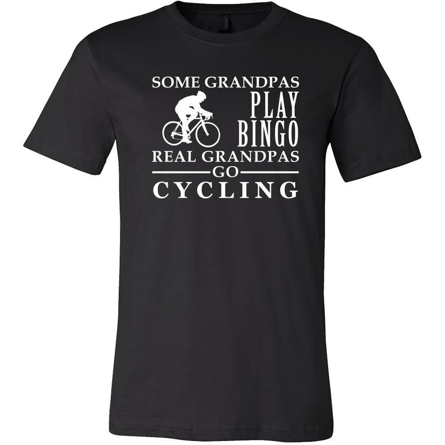 Cycling Shirt Some Grandpas play bingo, real Grandpas go Cycling Family Hobby-T-shirt-Teelime | shirts-hoodies-mugs