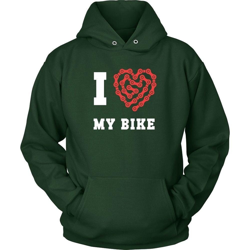 Cycling T Shirt - I love my bike-T-shirt-Teelime | shirts-hoodies-mugs