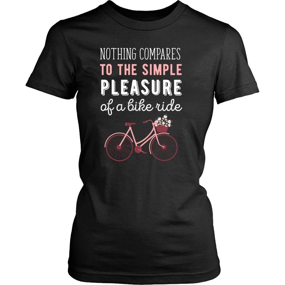 Cycling T Shirt - Nothing compares to the simple pleasure of a bike ride-T-shirt-Teelime | shirts-hoodies-mugs